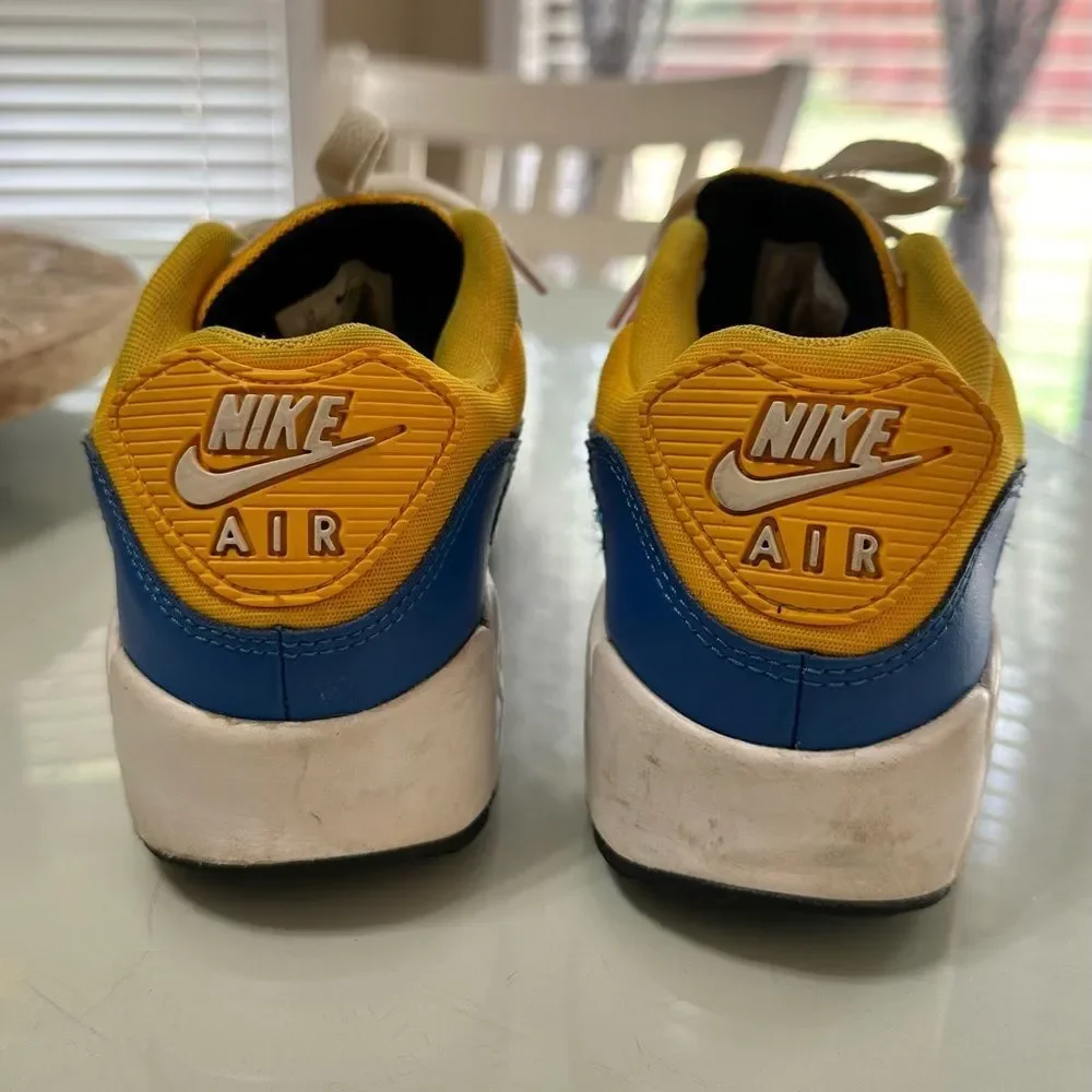 5Y Nike Air Max 90 Colorful Sneakers - Picture 5 of 16